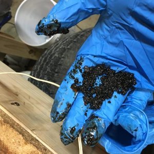 Sludge blocking the oil pickup line