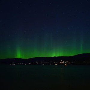 Northern Lights over Kelowna BC