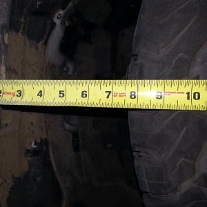 Front sway bar connected, suspended wheel 7.5"