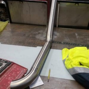 3/2 inch 316 stainless steel snorkle i made