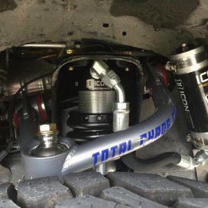 2.5 Extended Travel Remote Reservoir CDCV Coilover and Total Chaos Uni-ball Upper Control Arms