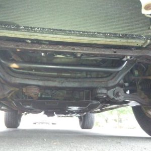 missing front skid plate?