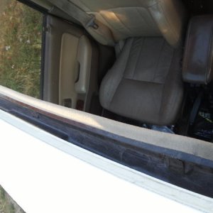 Deflector removed