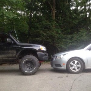 I just want to run over my POS Chevy Cruze 