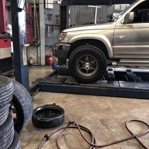 Back to the shop to install the spacers