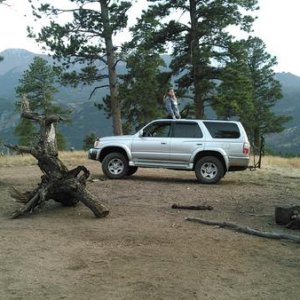 '01 SR5 new favorite camp near woodland
 
 Tundra brakes
2" tundra trd front shocks n springs, OME rear , soon new tires, locker , air, and CB radio t