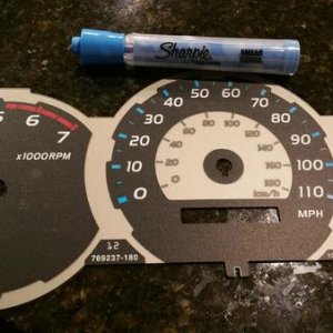 instrument cluster