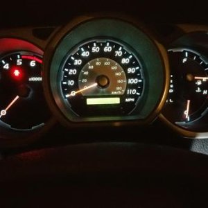 instrument cluster after LED swap