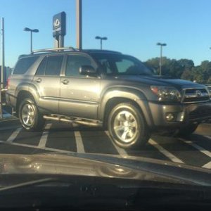 Right before I bought it. 2007 Toyota 4Runner Sport Edition. Galactic Grey. 1 owner, no accidents, clean carfax, serviced regularly at dealership sinc