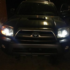 6k LEDs installed in the low beams