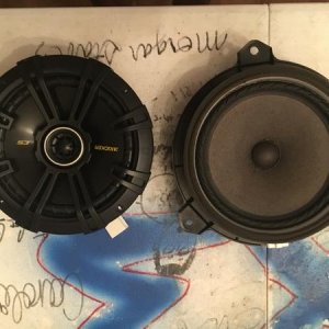 rear door speaker kicker vs stock