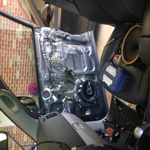 kicker front door speaker install