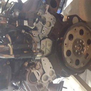 Rear of JDM engine