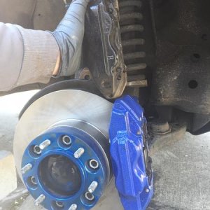 Old picture I found of when I did the Tundra brake mod