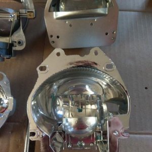 OE Projector in half