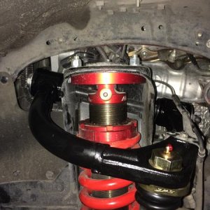 SPC UCA installed with Toytec Boss 2.5 Coilover