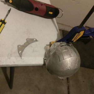 got the top bracket off