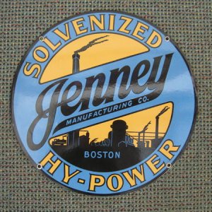 Jenney Pump Plate, circa 1936