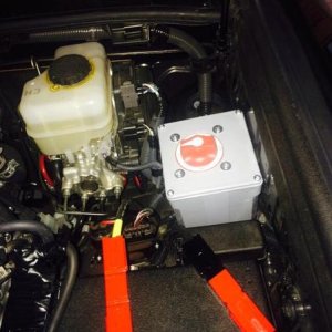 Built On Off switch housing for winch.