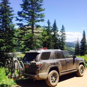 In the Mountains.  You can see all the fun...er...I mean dirt.