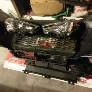 bumper, heads and belly cover
