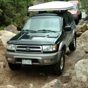 Taylor creek crossing on Taylor Pass