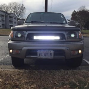 Everything on.  Will do some adjusting and get some night shots soon enough.