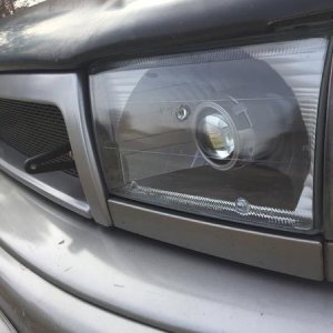 Before mounting the LED light bar.