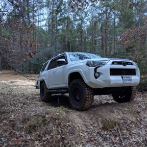 12/18/16 Went camping this weekend to ring in some arctic weather @ Davy Crockett Nat'l Forest. Finally had a chance to get her a little dirty (first 