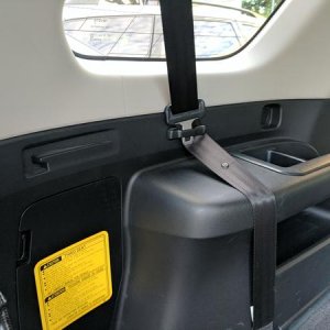 3rd Row Seatbelt Retainers