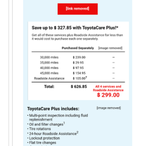 Toyota Care Plus email