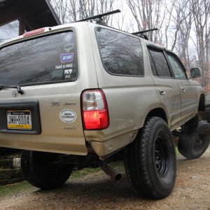 First real flex test, without the rear swaybar