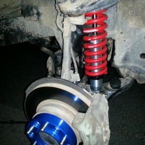 With Spidertrax 1.25" spacer