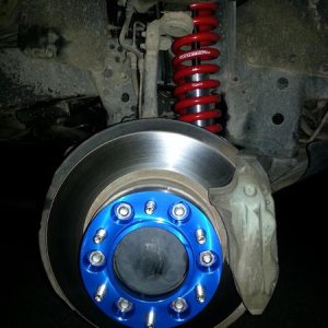With Spidertrax 1.25" spacer