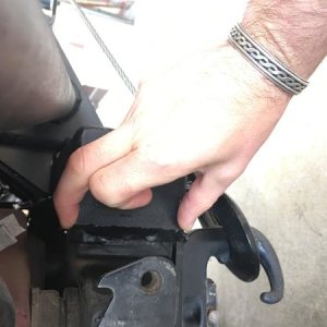 Bumper stitch welds to frame