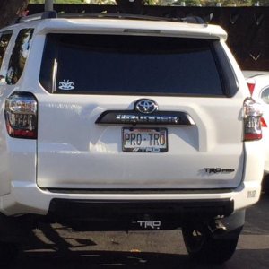 TRD Badge on back