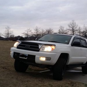 Front with painted grill