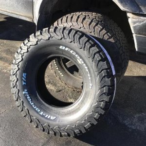 295s next to 285s on the truck