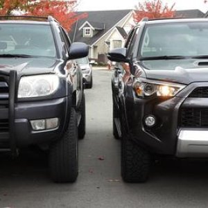 Old and New meeting up before My 05 was sold.