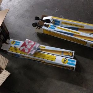 Didn't have a picture of the parts pre-install, but here are the boxes!