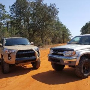 Earl the 2002 SR5 with Sandy the 2016 TRDP.