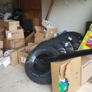Garage full of stuff