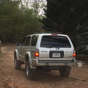 after I finished my lift and installed my flush mount pods