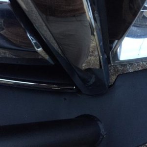 Jason,   this is where the grill is hitting the bumper on the drivers side,  suggestions?