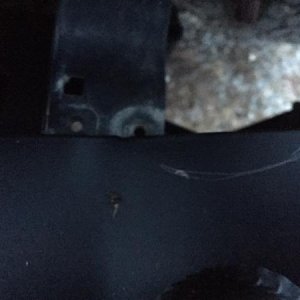 the other side looks like and clears by maybe 1/8" to 1/4"