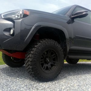 TRD Skid Plate - Powder Coated by Black Label Coatings