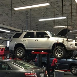 First Service at Toyota