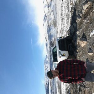 Cool story: So my buddy didn't have cell service on the way back from shooting, needed it to talk to an employee of his. I spotted a small mountain.. 
