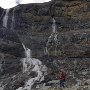 Bow Falls, Lake Louise Canada