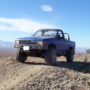 El Paso Mountains (more like hills) in California. Best "before" shot I have of the truck